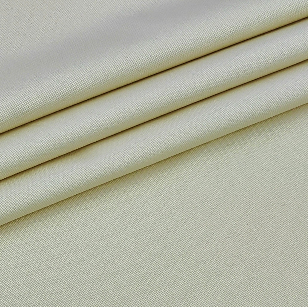 Trouser Fabric Donear Pure Cotton Stretchable Textured Colour Cream